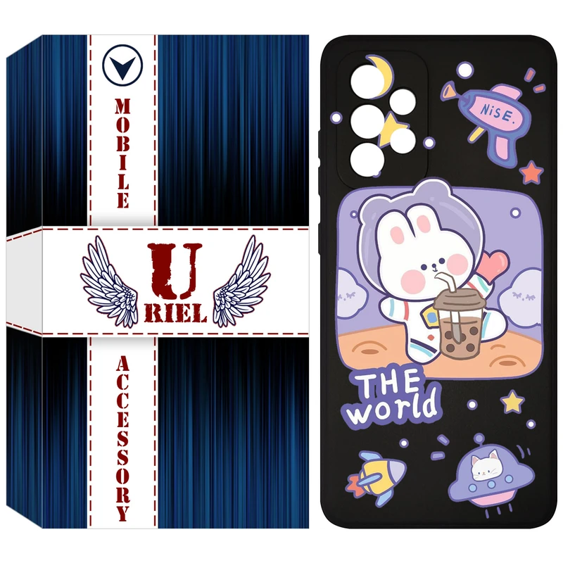 کاور یوریل مدل KSH کد 8 طرح خرگوش فضانورد مناسب برای گوشی موبایل سامسونگ Galaxy A33 5G