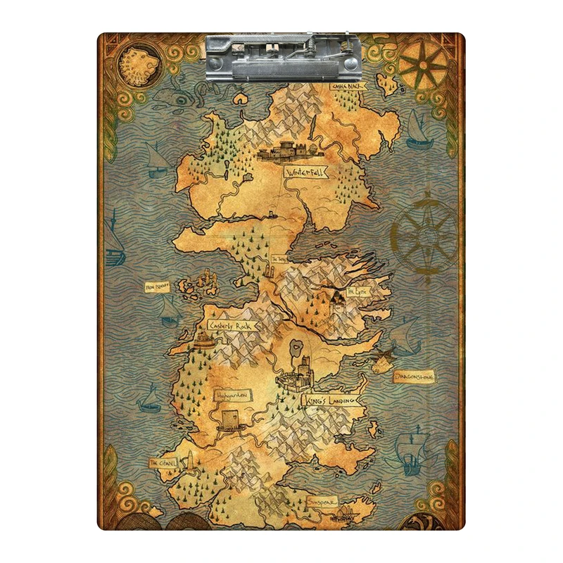 تخته شاسی طرح نقشه قدیمی کره زمین کد 5887874 سایز A4