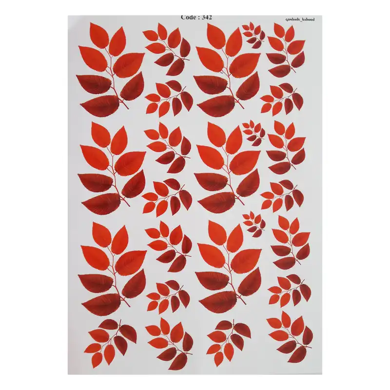 برچسب ترنسفر مدل برگ سوزنی