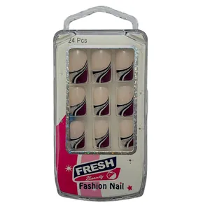 ناخن مصنوعی فرش مدل F170 بسته 24 عددی