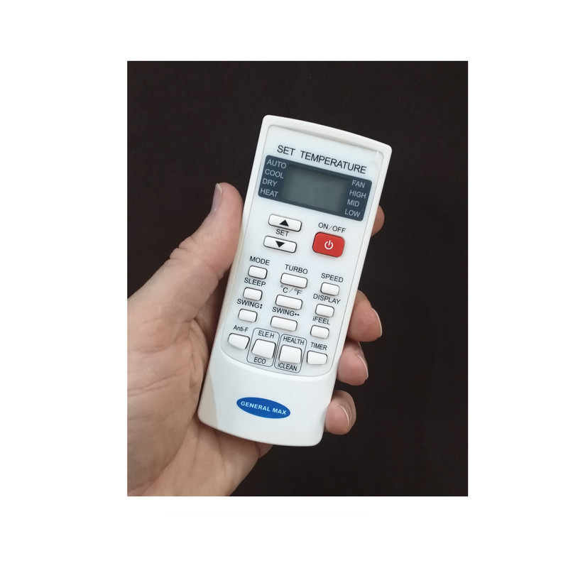 ریموت کنترل مدل GENERAL Max 18A مناسب برای کولر گازی جنرال مکس