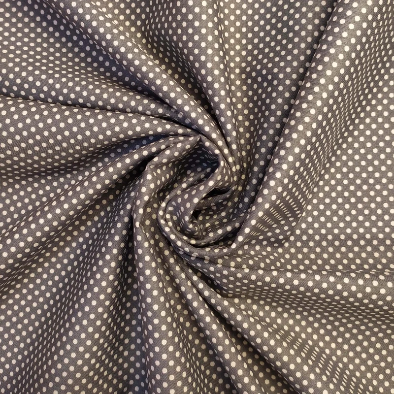 پارچه ملحفه عرض 2.4 متر فیلور مدل خالدار کد 101 رنگ طوسی