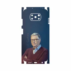 MAHOOT Bill Gates-FullSkin Cover Sticker for Xiaomi Poco X3 NFC