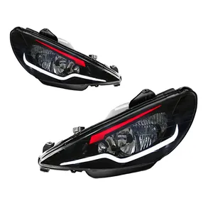 چراغ جلو خودرو مدل a232006 مناسب برای پژو 206 بسته 2 عددی