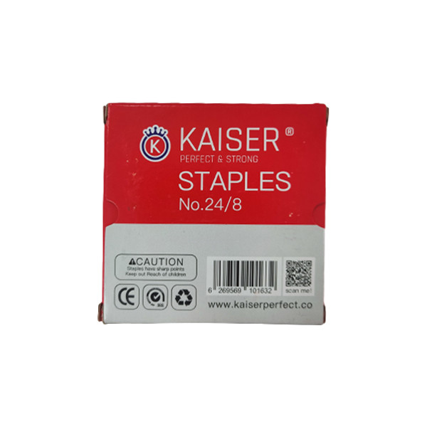 سوزن منگنه کایزر کد SK211 سایز 24/8 بسته 1000 عددی