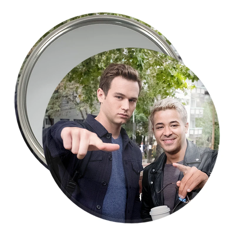 آینه جیبی خندالو مدل جاستین و تونی 13دلیل برای اینکه Reasons Why13  کد 20346