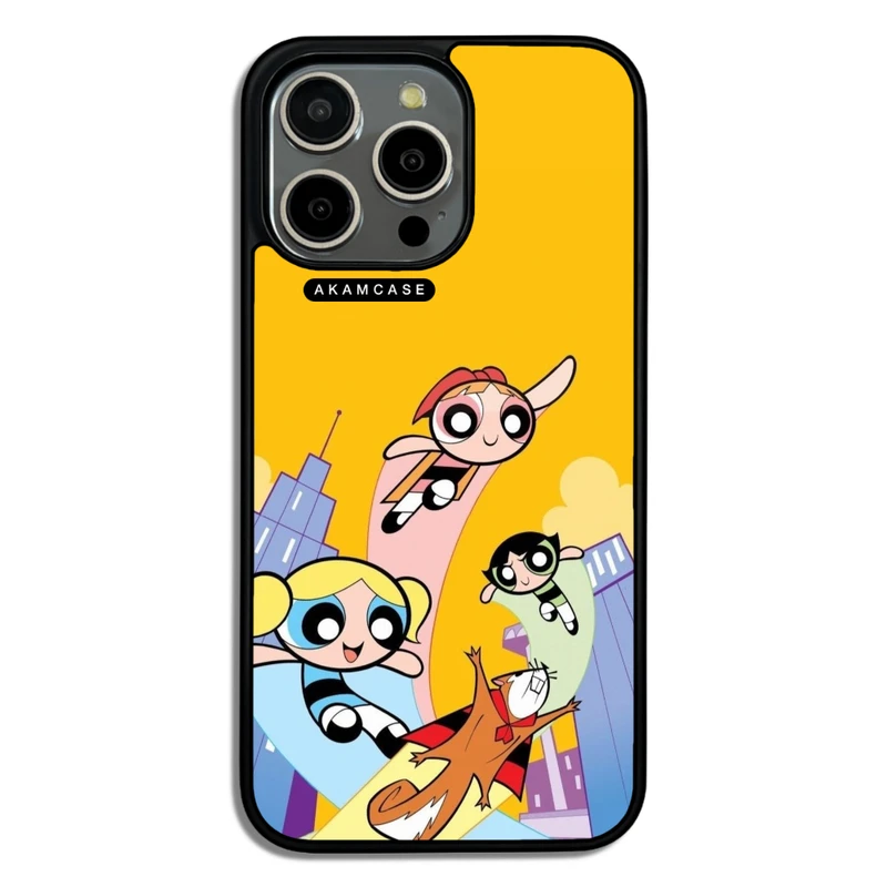 کاور آکام مدل AMCWA15PROMAX-POWER PUFF GIRLS7  مناسب برای گوشی موبایل اپل iPhone 15 Pro Max