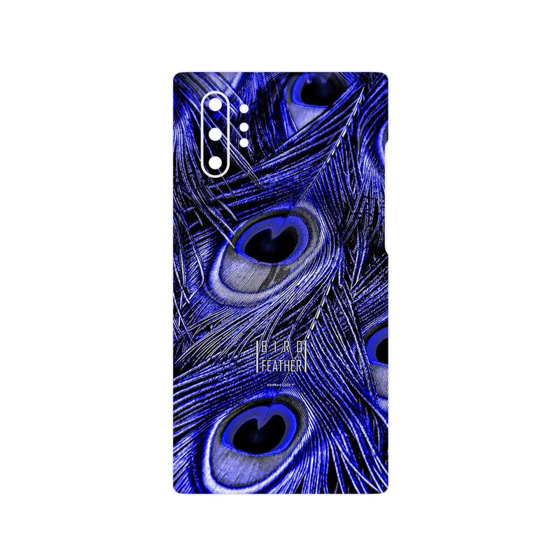 برچسب پوششی ماهوت مدل Purple Feather مناسب برای گوشی موبایل سامسونگ Galaxy Note 10 Plus
