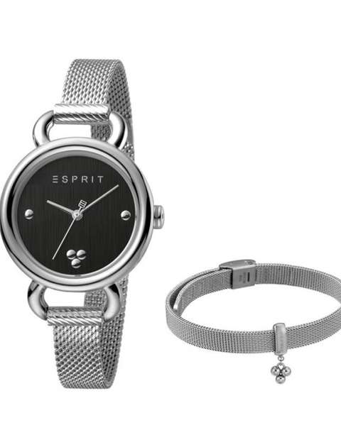 ست دستبند و ساعت مچی عقربه ای زنانه اسپریت مدل ES1L023M0045