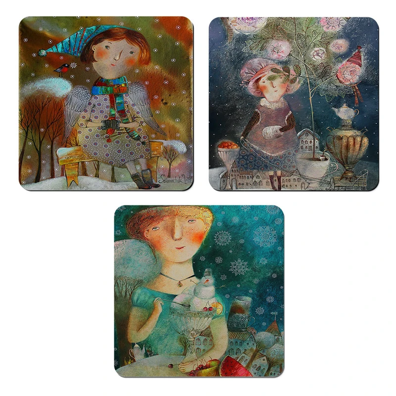 مگنت صباطرح مدل دخترانه کد M1310 مجموعه 3 عددی