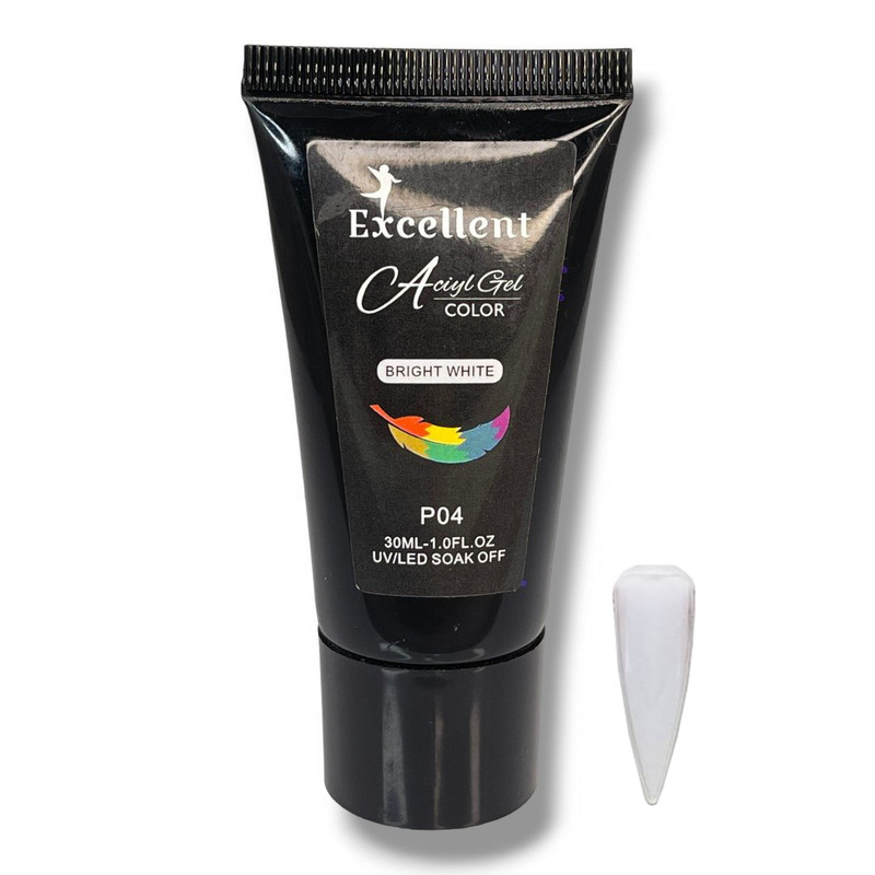 پلی ژل کاشت ناخن اکسلنت مدل P04 حجم 30 میلی لیتر