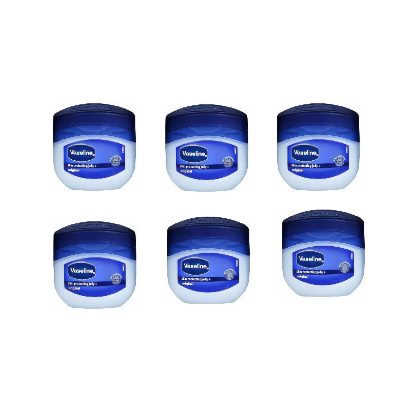 وازلین وازلین مدل skin protecting jelly حجم 5.5 میلی لیتر مجموعه 6 عددی وازلین وازلین مدل skin protecting jelly حجم 5.5 میلی لیتر مجموعه 6 عددی