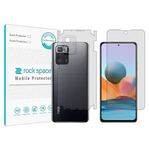 Rockspace transparent screen protector HyGEL model suitable for Xiaomi Poco X3 GT mobile phone with back protector