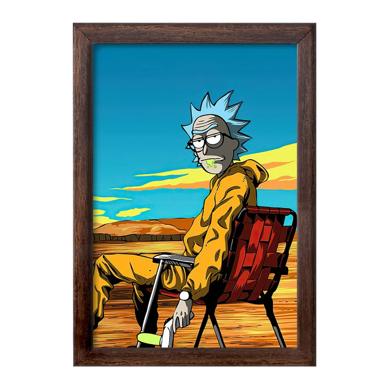 تابلو خندالو طرح انیمیشن ریک و مورتی Rick and Mort کد 26383