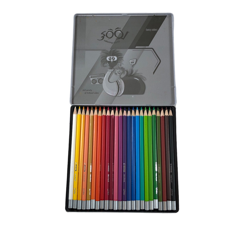 مداد رنگی 24 رنگ لوکی طرح فانتزی