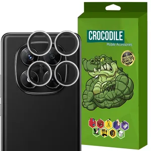 محافظ لنز دوربین کروکودیل مدل C-Ring مناسب برای گوشی موبایل شیائومی Redmi Note 14 Pro 5G