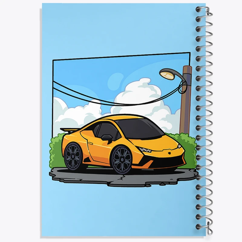 دفتر شطرنجی 50 برگ خندالو مدل ماشین کد N1231