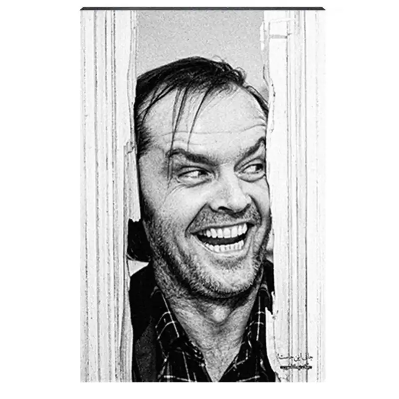 تابلو شاسی مدل جک نیکلسون طرح فیلم درخشش جانی اینجاست کد 4G282