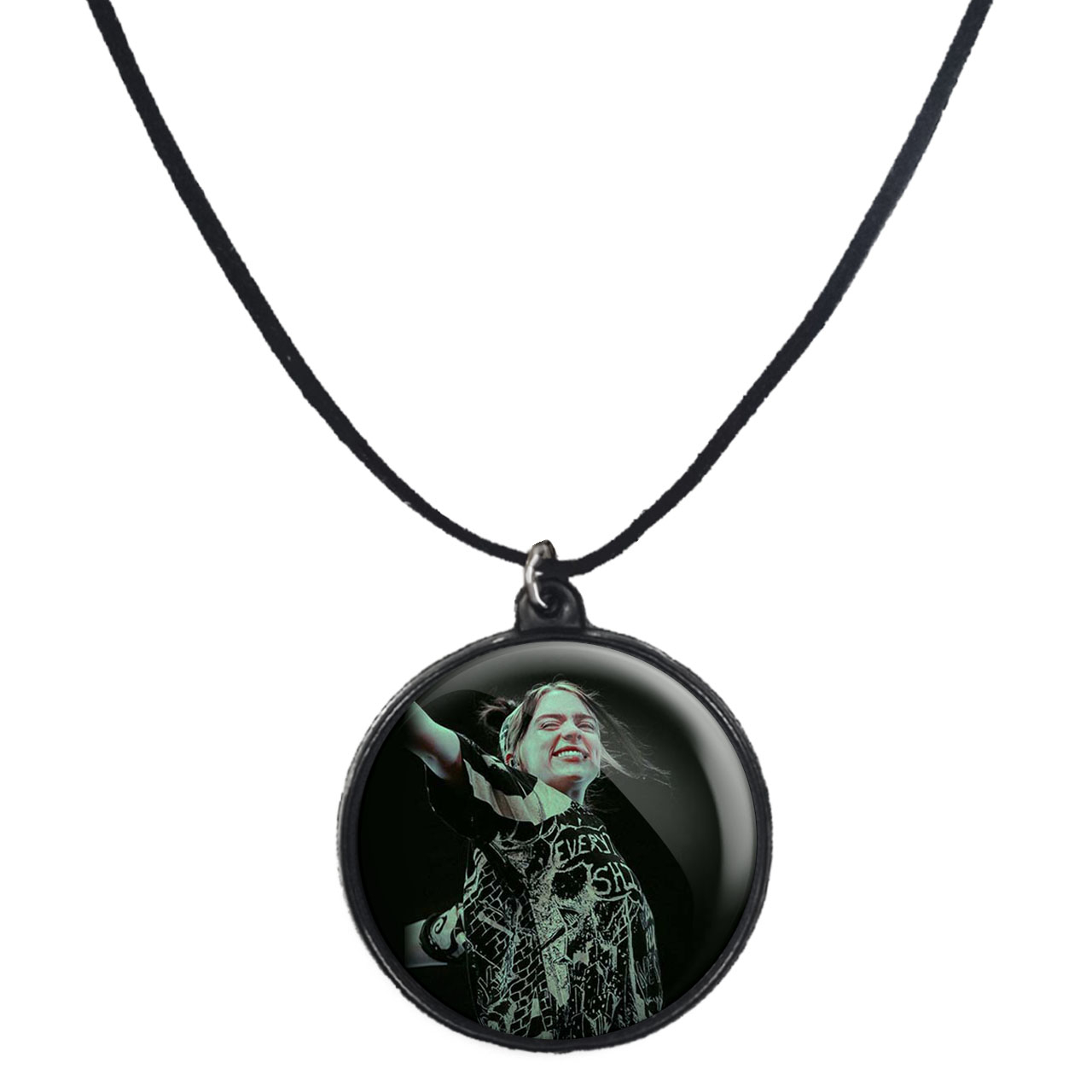 گردنبند پرمانه طرح بیلی آیلیش کد pmb.7594 مدل دو طرفه