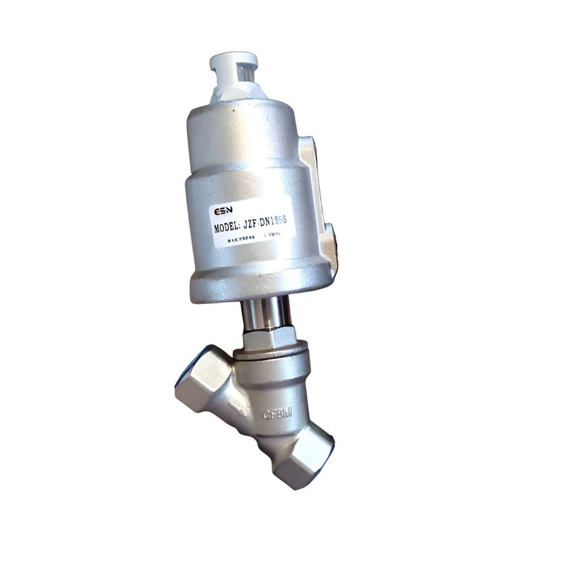 شیر انگل ولو یا شیر زاویه تمام استیل ای اس ان مدل JZF-DN15 SS 1/2 inch