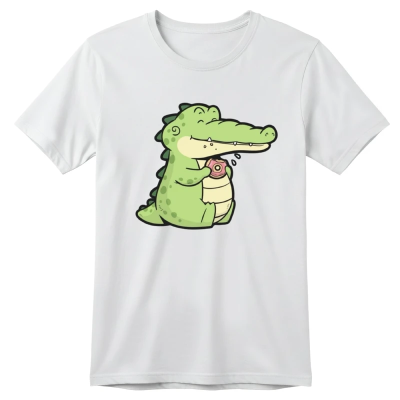 تی‌شرت آستین کوتاه بچگانه مدل تمساح کد v4 