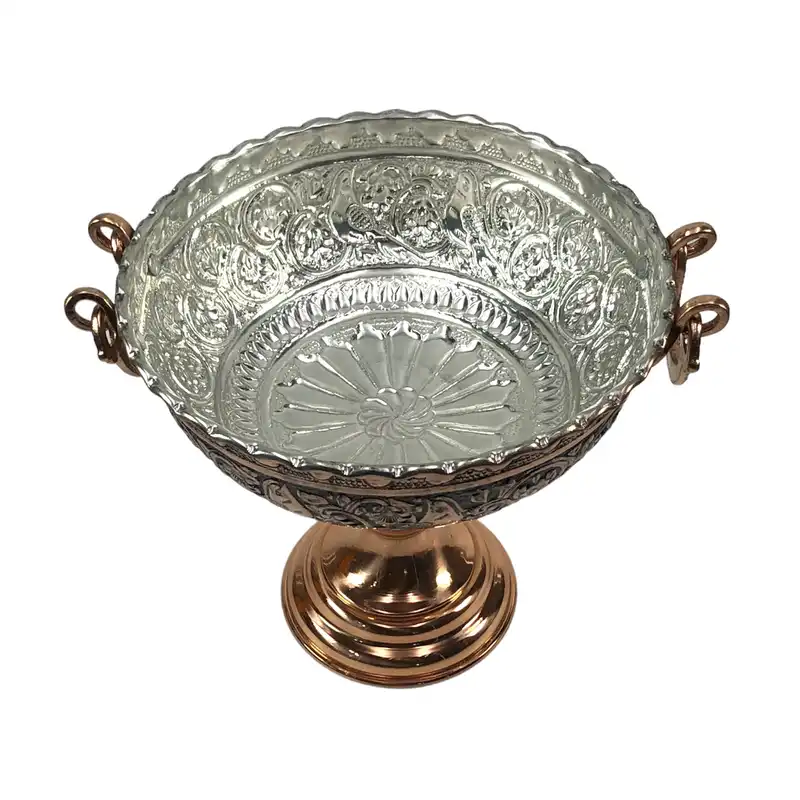 آجیل خوری مسی مدل گوشواره ای کد 13