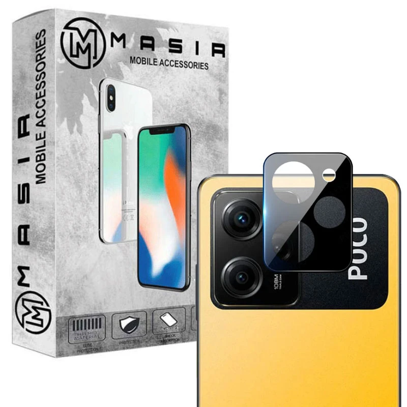 محافظ لنز دوربین مسیر مدل 3D Lens مناسب برای گوشی موبایل شیائومی Poco X5 Pro 5G