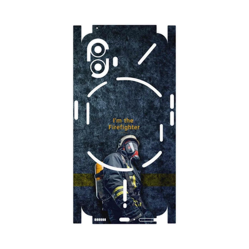 برچسب پوششی ماهوت مدل Firefighter-FullSkin مناسب برای گوشی موبایل ناتینگ Phone 2