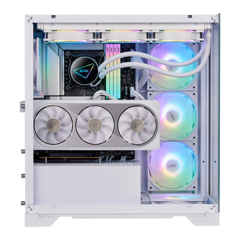 کیس کامپیوتر ای دیتا ایکس پی جی مدل INVADER X WHITE