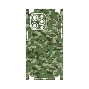 MAHOOT Army_Green_Pixel-FullSkin Cover Sticker for Apple iPhone 15 Pro Max