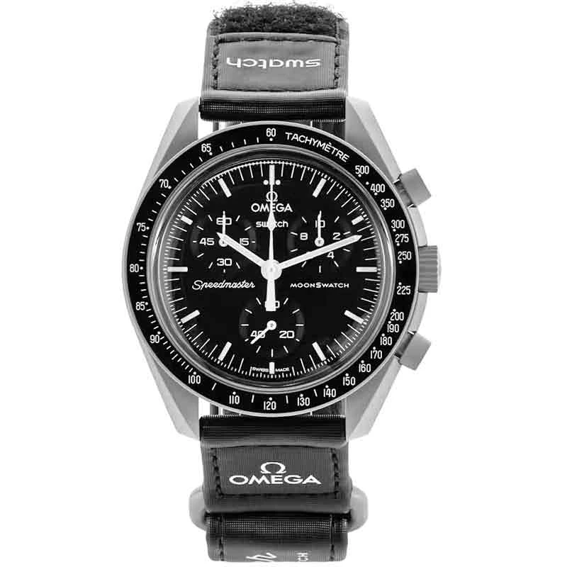 ساعت مچی عقربه‌ای مردانه مدل MoonSwatch Mission To The Moon SpeedMaster