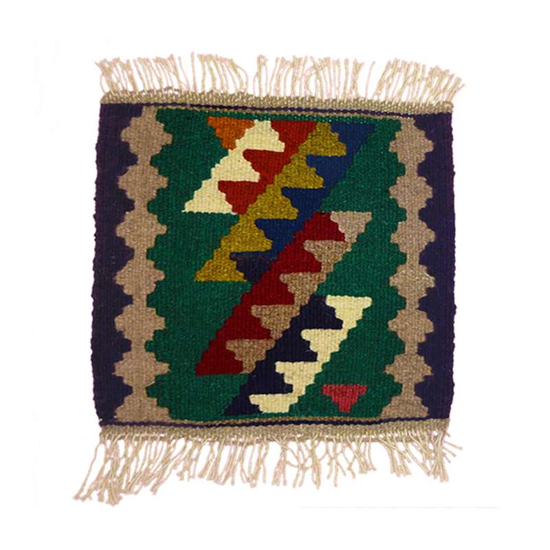 زیر تلفنی گلیم دستباف مدل پشمی کد GL1 