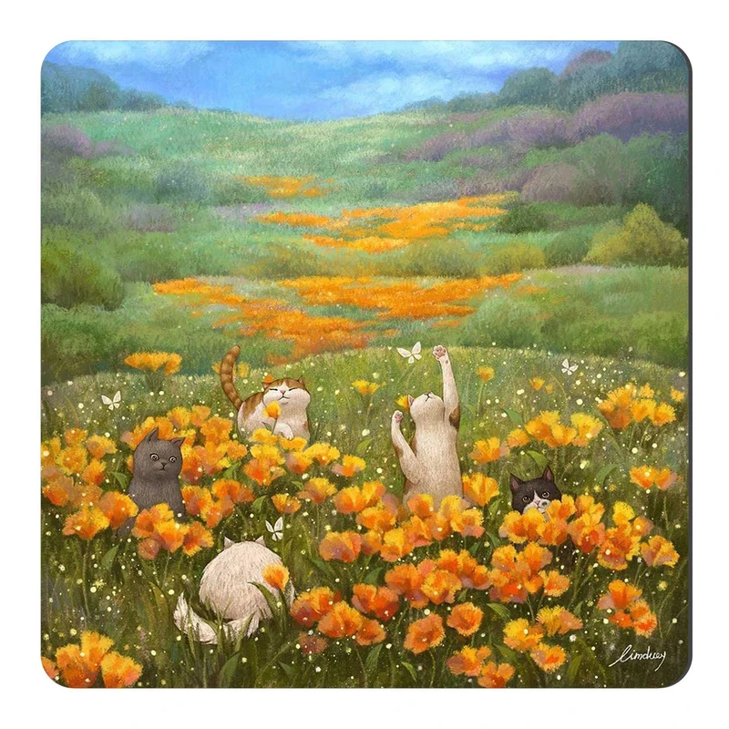  مگنت طرح دختر در دشت کد wmg1484