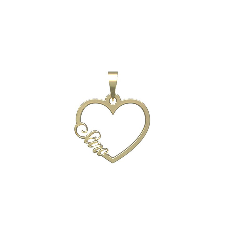 آویز گردنبند طلا 18 عیار زنانه مدوپد مدل اسم سارو saro کد PB1-10119