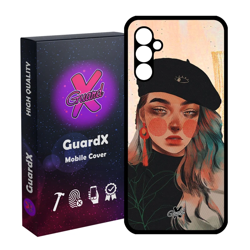 کاور گارد ایکس طرح Girl مدل Glass10321 مناسب برای گوشی موبایل سامسونگ Galaxy A24/A24 4G/M34 5G