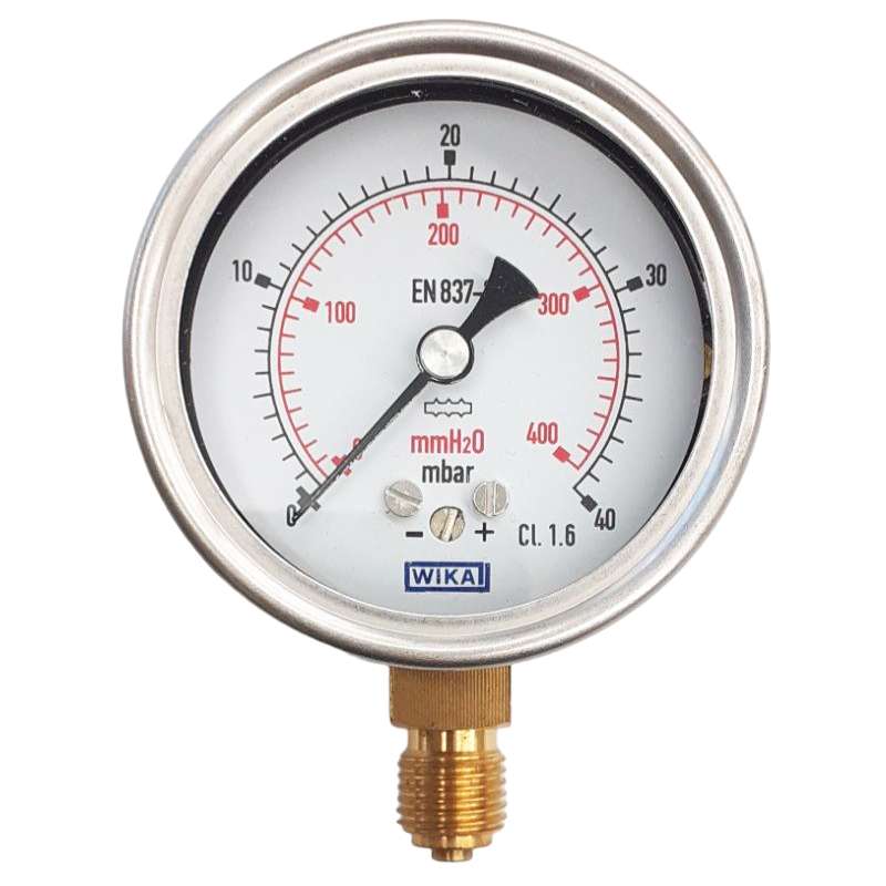 گیج فشار ویکا مدل   40mbar-6cm