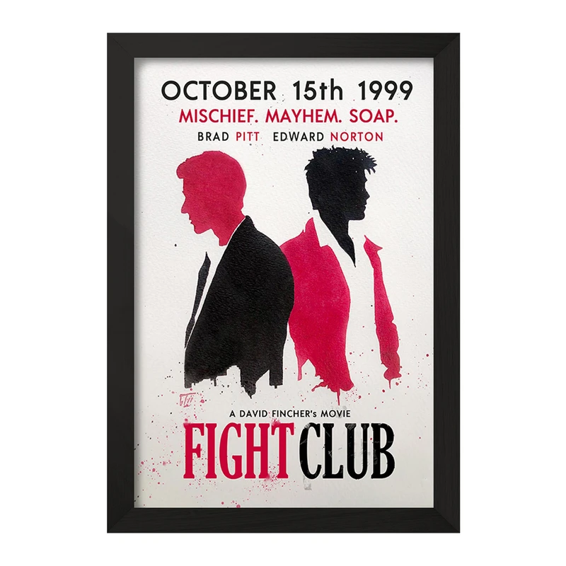 تابلو خندالو مدل باشگاه مبارزه (Fight Club) کد F11342