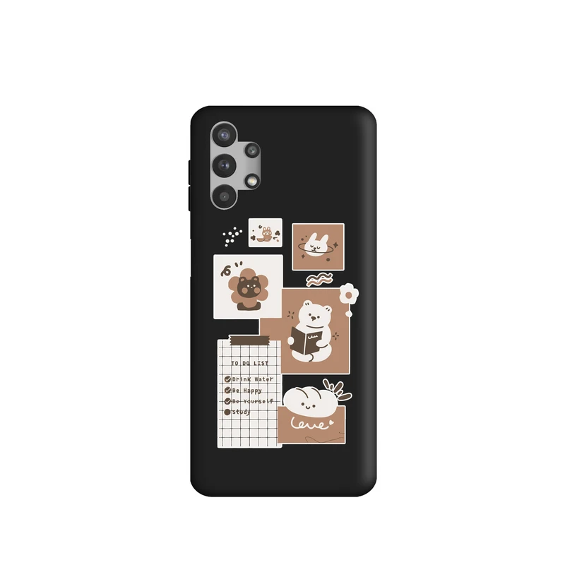کاور طرح روتین خرسی کد t592 مناسب برای گوشی موبایل سامسونگ Galaxy A32 5g / M32 5g / A13 4g