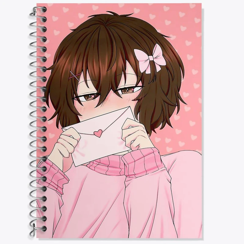 دفتر لغت 50 برگ خندالو مدل دازای سان انیمه سگ های ولگرد بانگو کد 15669