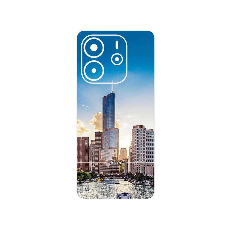 برچسب پوششی ماهوت مدل City of Chicago مناسب برای گوشی موبایل شیائومی Redmi Note 14 4G