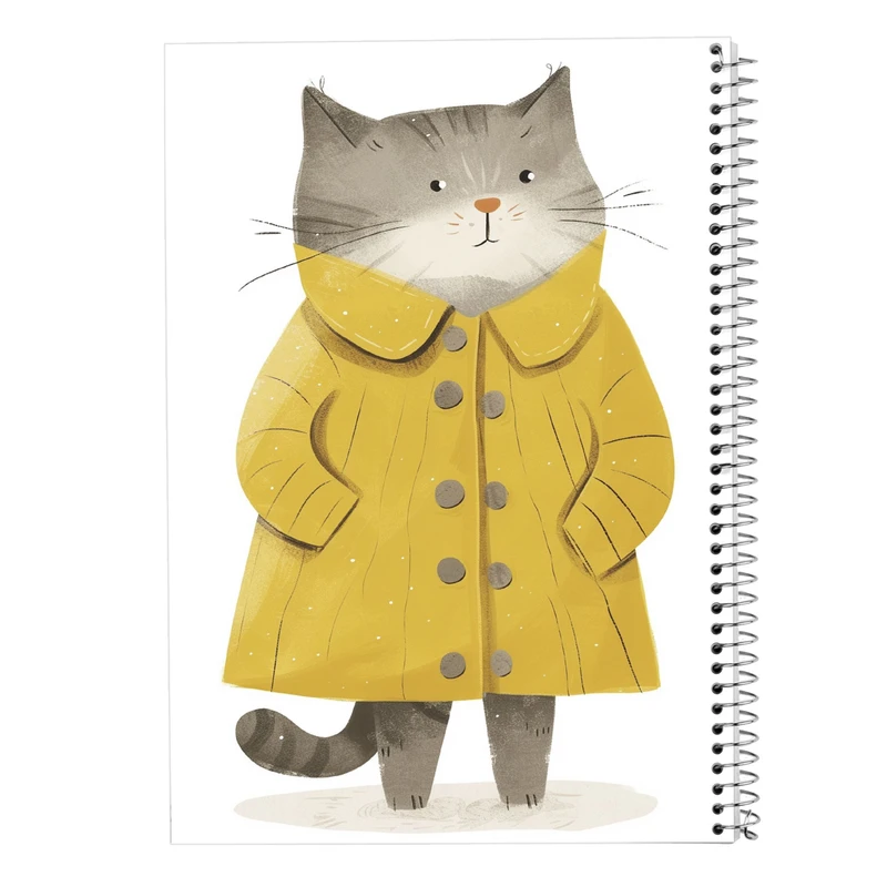 دفتر نقاشی 50 برگ مدوپد مدل گربه کد DF14722