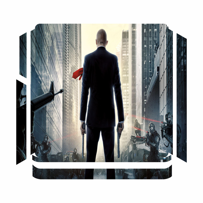 برچسب پلی استیشن 4 اسلیم مدل hitman