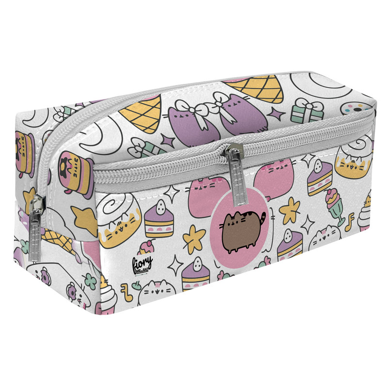 جامدادی مستر راد مدل سه زیپ طرح گربه ملوس کد fiory 2787