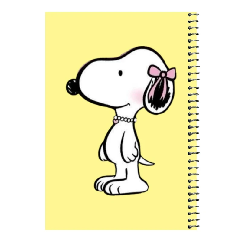 دفتر مشق 80 برگ اس جی مدل اسنوپی پاپیون    