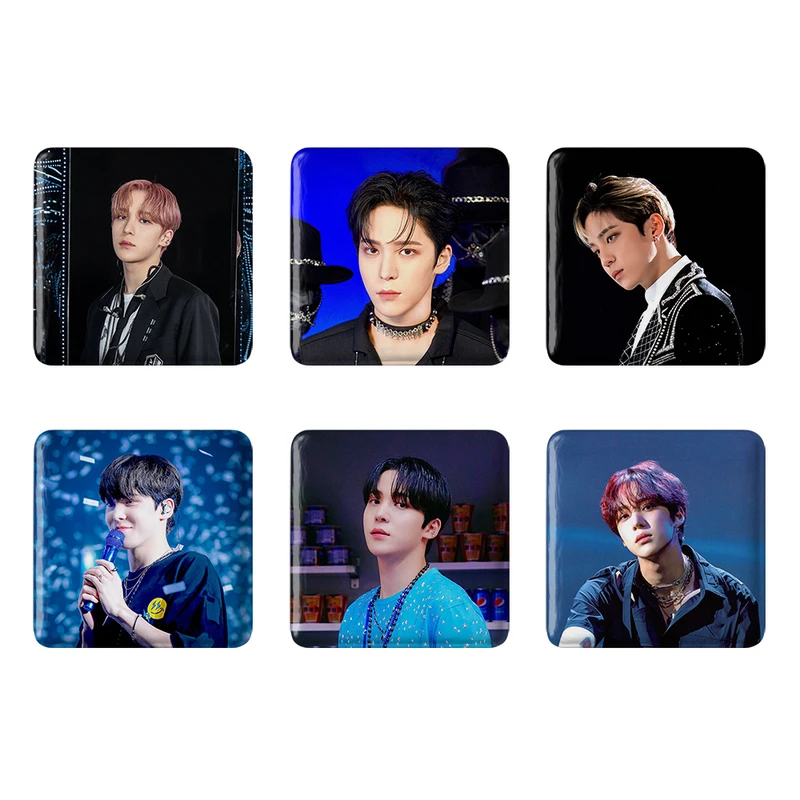 مگنت خندالو طرح یونهو گروه ایتیز ATEEZ کد 1269B مجموعه 6 عددی