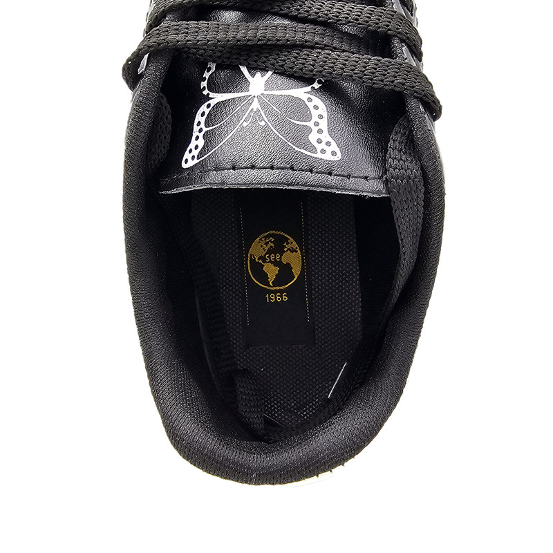 کفش روزمره زنانه سیی مدل پروانه کد 2114.1