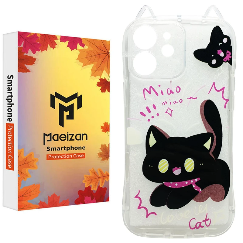 کاور پاییزان مدل گربه طرح لاکجری مناسب برای گوشی موبایل اپل IPhone 11