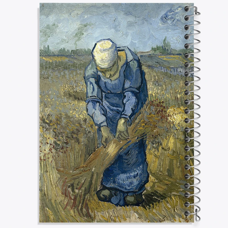 دفتر شطرنجی 50 برگ خندالو مدل ونسان ونگوگ (Van Gogh) کد 36816