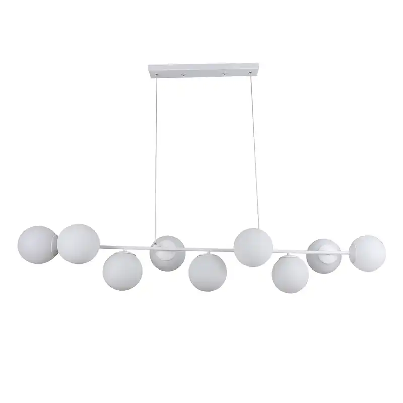 لوستر نه شعله چشمه نور کد AB1230/9-WT