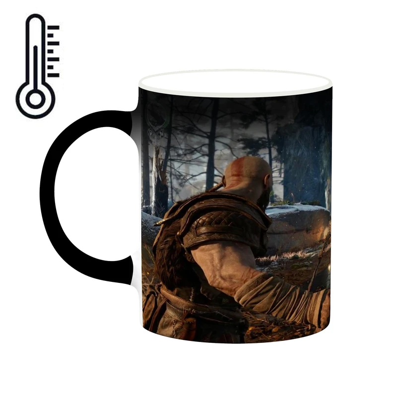ماگ حرارتی کاکتی طرح گاد آف وار God Of War مدل mgh40942